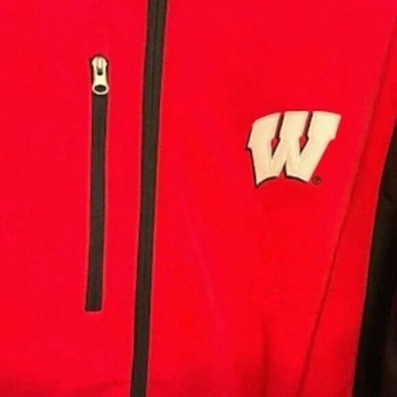 Fleece Jacket . Size: 3XL (54-56) Full Zip Ski or Snowboard . Wisconsin Badgers - Picture 5 of 6